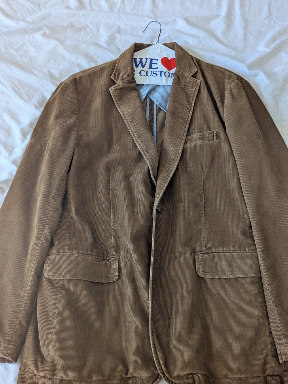 J. Crew Brown Corduroy Shirt Jacket Blazer ( Vintage)